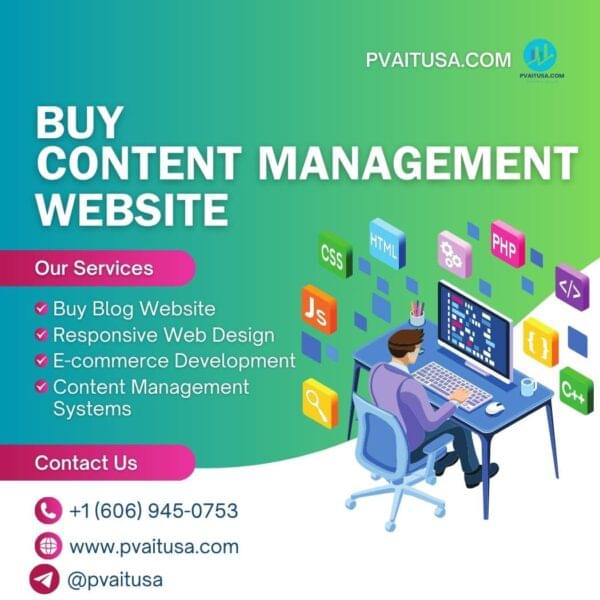 Buy Content Management System Website