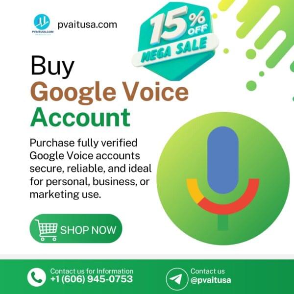 Buy Google Voice Accounts
