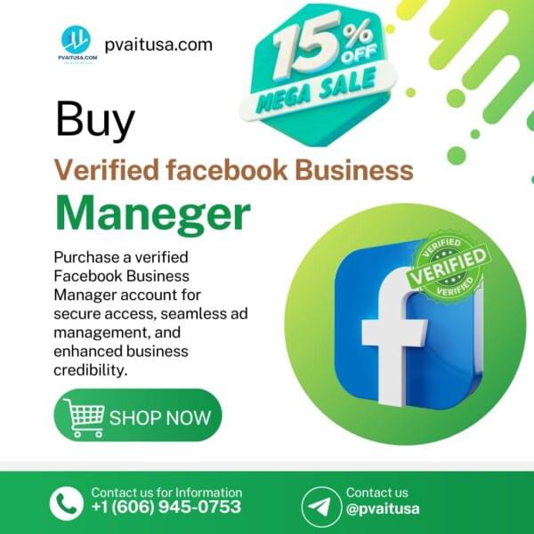 Buy Verified Facebook Business Manager