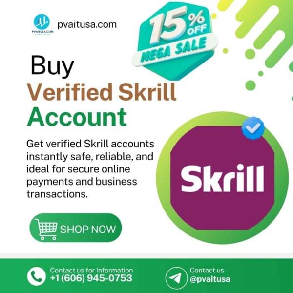 Buy Skrill Verified Accounts