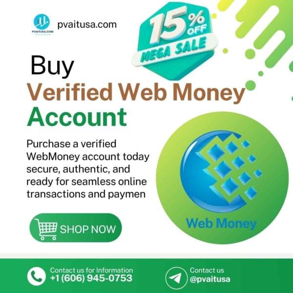 Buy Verified WebMoney Account 